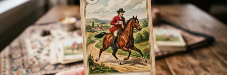 El Jinete en el Tarot Lenormand: significado