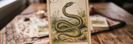 La Serpiente en el Tarot Lenormand: significado