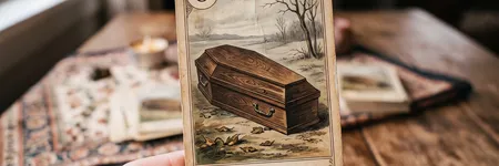 El Ataúd en el Tarot Lenormand: significado