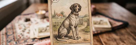 El Perro en el Tarot Lenormand: significado