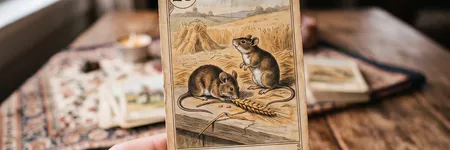 Los Ratones en el Tarot Lenormand: significado
