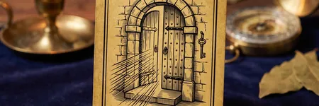 La Puerta, lámina 7 del Oráculo de la Tríada: significado