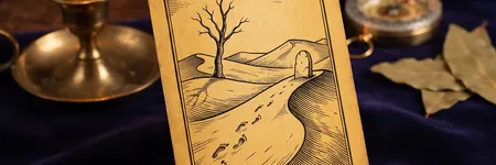 El Desierto, lámina 42 del Oráculo de la Tríada: sentido