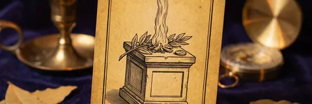 El Sacrificio, lámina 46 del Oráculo de la Tríada: sentido