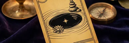 La Meditación, lámina 53 del Oráculo de la Tríada
