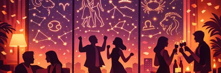 Los signos del zodiaco en una fiesta: ¿quién aguanta más? 🎉