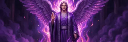 Arcángel <i>Zadkiel</i>: perdón y llama violeta