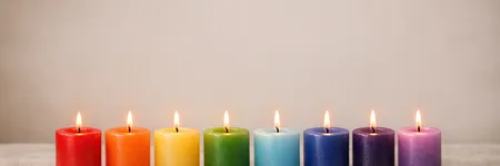 Velas de los siete chakras: la energía del fuego para tu equilibrio