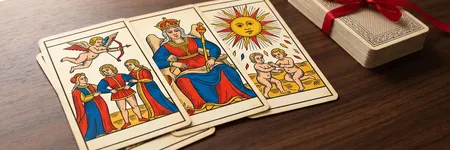 Las 3 cartas que hablan de amor en el Tarot de Marsella